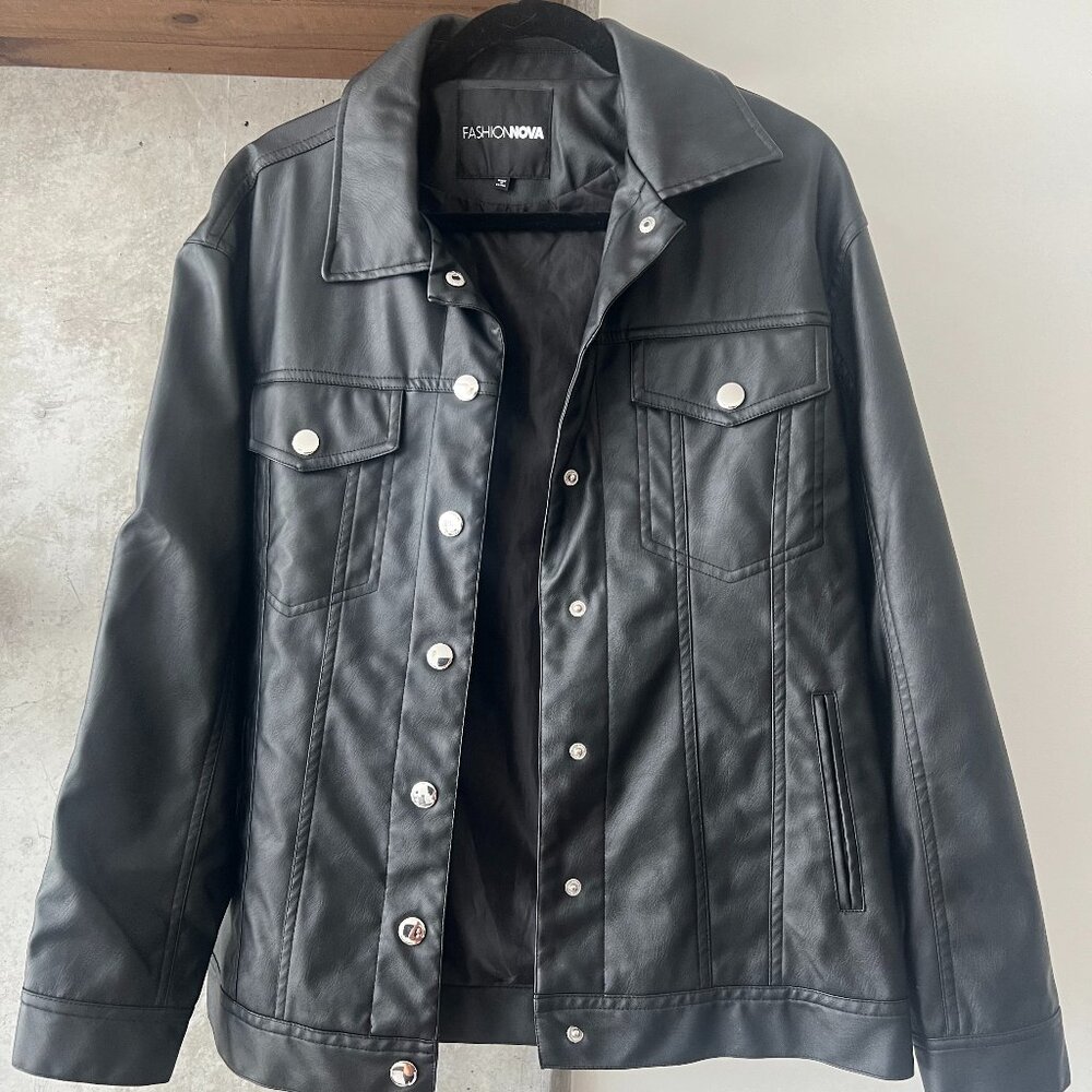 Black Button Down Jacket